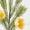 Artificial Flower pine needle with flowers GVC-22-2842-Y1_5 Artificial Flower 14*66cm pine needle with flowers GVC-22-2842-Y1 Single Flowers YeahFlower is one of Chinese leading OEM manufacturers and exporters , supplying the silk flowers, wholesale artificial trees