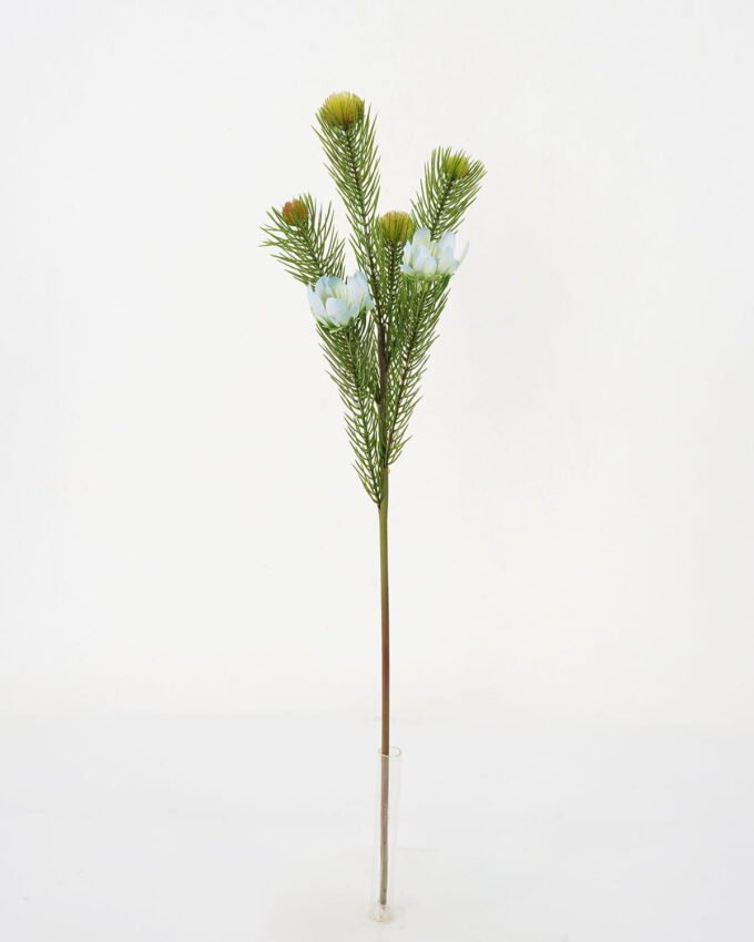 Artificial Flower pine needle with flowers GVC-22-2842_7 Artificial Flower 14*66cm pine needle with flowers GVC-22-2842 Single Flowers YeahFlower is one of Chinese leading OEM manufacturers and exporters , supplying the silk flowers, wholesale artificial trees
