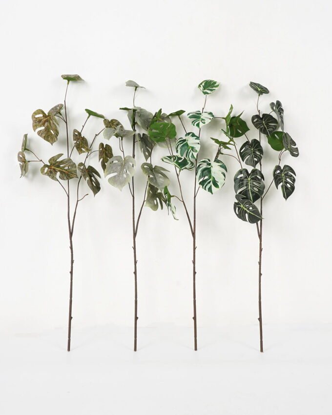 Artificial Plant 28*66cm Monstera spray*2 GVC-22-2845 Leaves&Sprays&Foliages YeahFlower is one of Chinese leading OEM manufacturers and exporters , supplying the silk flowers, wholesale artificial trees