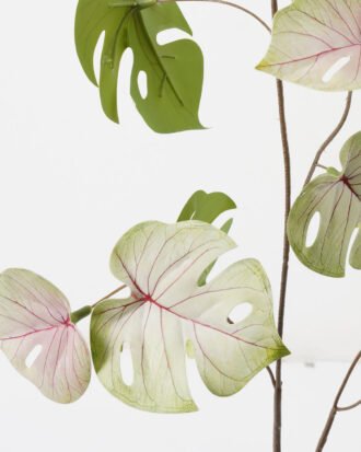 Artificial Plant 28*66cm Monstera spray*2 GVC-22-2845 Leaves&Sprays&Foliages YeahFlower is one of Chinese leading OEM manufacturers and exporters , supplying the silk flowers, wholesale artificial trees