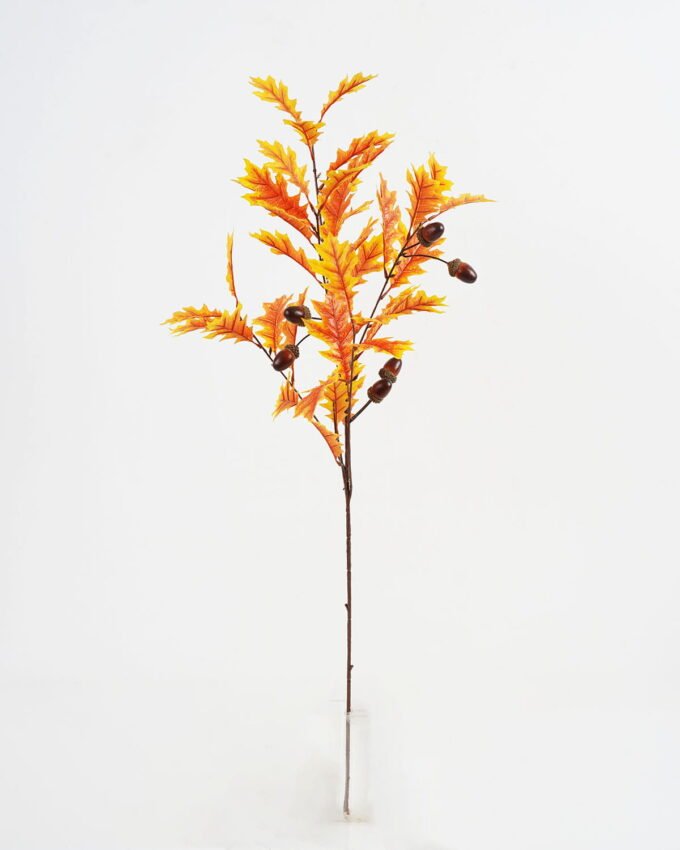 Artificial Plant 38*90cm Oak leaves spray with 6 berries GS-65022001-O2 Leaves&Sprays&Foliages YeahFlower is one of Chinese leading OEM manufacturers and exporters , supplying the silk flowers, wholesale artificial trees