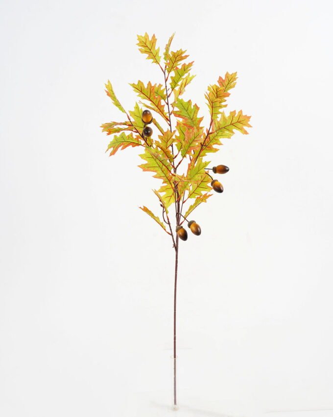 Artificial Plant 38*90cm Oak leaves spray with 6 berries GS-65022001-O2 Leaves&Sprays&Foliages YeahFlower is one of Chinese leading OEM manufacturers and exporters , supplying the silk flowers, wholesale artificial trees