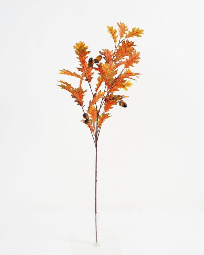 Artificial Plant 38*90cm Oak leaves spray with 6 berries GS-65022001-O2 Leaves&Sprays&Foliages YeahFlower is one of Chinese leading OEM manufacturers and exporters , supplying the silk flowers, wholesale artificial trees