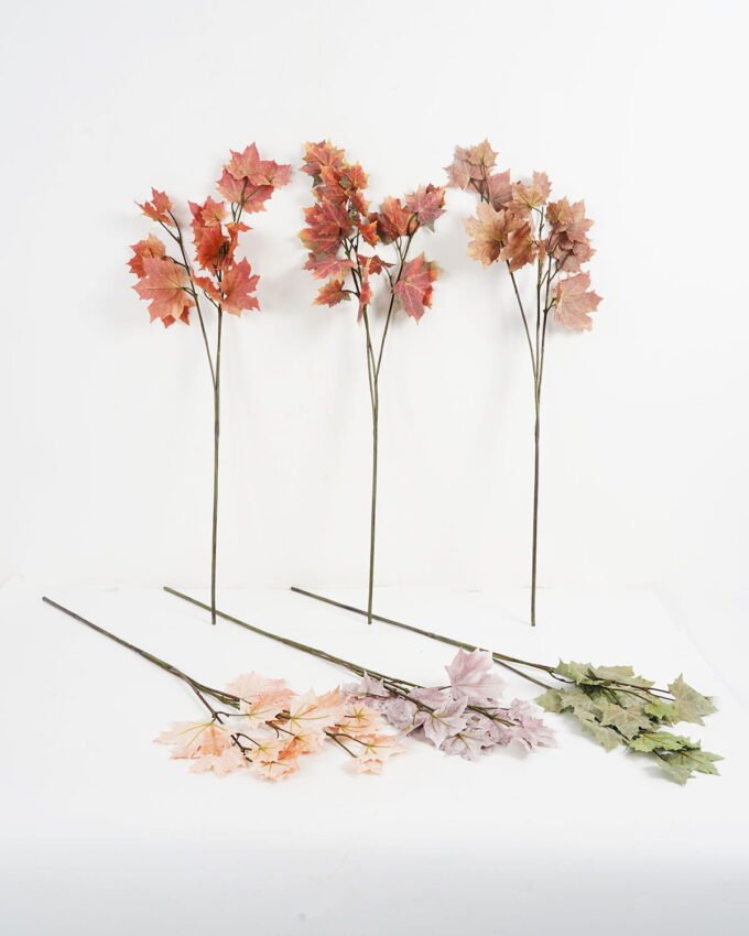 Artificial Plant 27*94cm Single Maple leaf GVC-21-2777 Leaves&Sprays&Foliages YeahFlower is one of Chinese leading OEM manufacturers and exporters , supplying the silk flowers, wholesale artificial trees