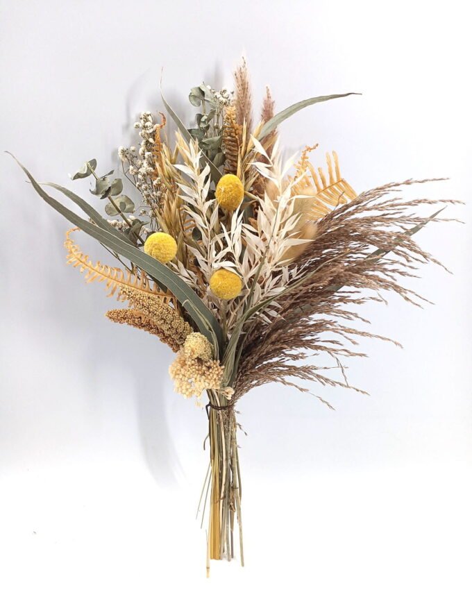 Dried Flowers 30*58cm Dried flower arrangement  bouquet(95g/bouquet,H:58cm) GS-56622002 Bouquet 3,000+ sqm showroom with thousands of artificial flowers, plants & trees ready for global sourcing.