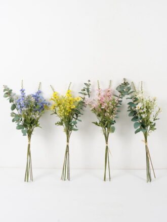 Artificial Flower 28*28*50cm Mix daisy eryngium lavender *7 bundle GS-16822027 Bouquet 3,000+ sqm showroom with thousands of artificial flowers, plants & trees ready for global sourcing.