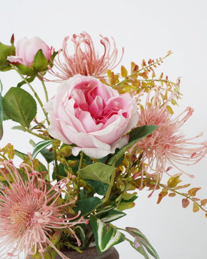 Artificial Flower 30*22*34cm Austin rose arrangement in Wooden Paper pot GS-03322052-P1 Potted Flowers&Plants YeahFlower is one of Chinese leading OEM manufacturers and exporters , supplying the silk flowers, wholesale artificial trees