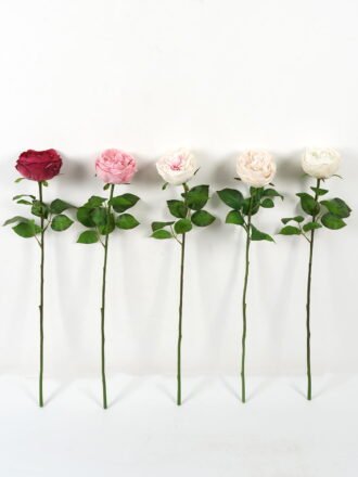 Artificial Flower 17*52cm Rose single stem(B) GS-25822001 Single Flowers 3,000+ sqm showroom with thousands of artificial flowers, plants & trees ready for global sourcing.