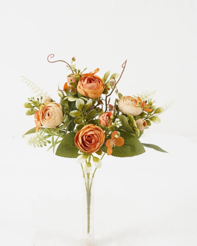 Artificial Flower 20*20*30cm Camellia*5 bush GS-67122005-O1 Flowers Bush YeahFlower is one of Chinese leading OEM manufacturers and exporters , supplying the silk flowers, wholesale artificial trees