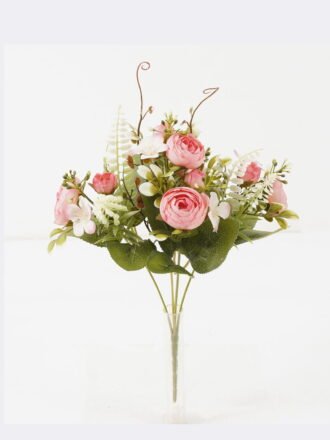 Artificial Flower 20*20*30cm Camellia*5 bush GS-67122005-P2 Flowers Bush 3,000+ sqm showroom with thousands of artificial flowers, plants & trees ready for global sourcing.