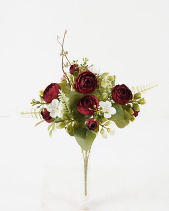 Artificial Flower 20*20*30cm Camellia*5 bush GS-67122005-R1 Flowers Bush YeahFlower is one of Chinese leading OEM manufacturers and exporters , supplying the silk flowers, wholesale artificial trees