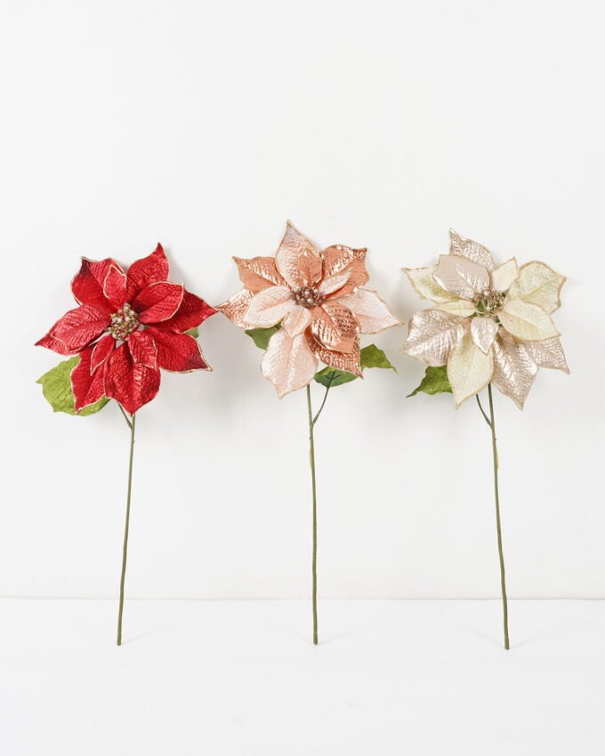 Artificial Flower 27*52cm Christmas flower GS-66622013 Christmas Item YeahFlower is one of Chinese leading OEM manufacturers and exporters , supplying the silk flowers, wholesale artificial trees