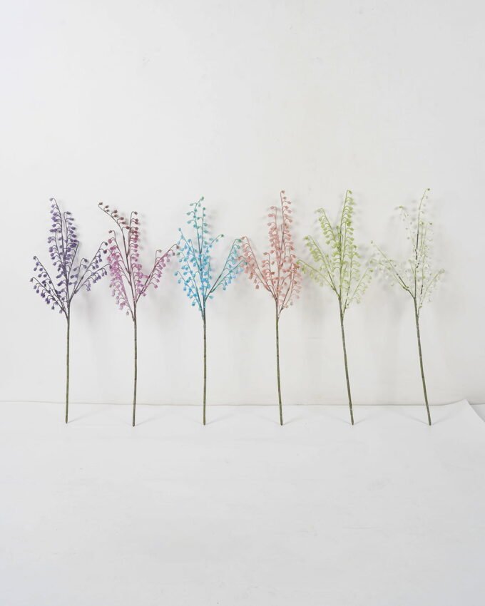 Artificial Flower 15*15*58cm Convallaria  Single stem GS-49622002 Single Flowers YeahFlower is one of Chinese leading OEM manufacturers and exporters , supplying the silk flowers, wholesale artificial trees