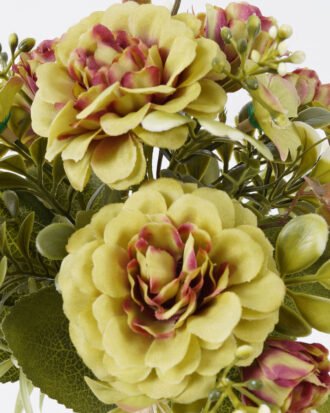 Artificial Flower 20*20*30cm Dahlia*5 bush GS-67122003 Flowers Bush YeahFlower is one of Chinese leading OEM manufacturers and exporters , supplying the silk flowers, wholesale artificial trees