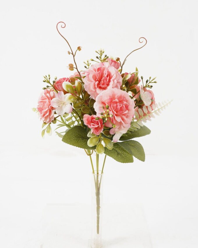 Artificial Flower 20*20*30cm Dahlia*5 bush GS-67122003 Flowers Bush YeahFlower is one of Chinese leading OEM manufacturers and exporters , supplying the silk flowers, wholesale artificial trees