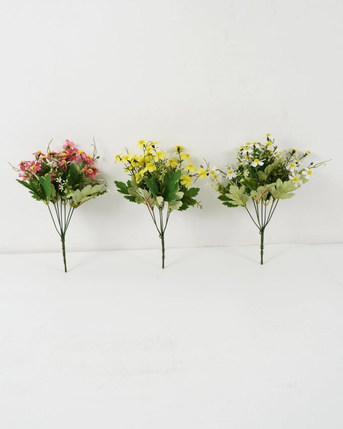 Artificial Flower 25*25*33cm Daisy *7 bush GS-16822030 Flowers Bush 3,000+ sqm showroom with thousands of artificial flowers, plants & trees ready for global sourcing.
