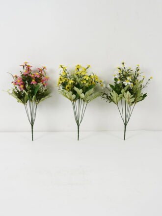 Artificial Flower 25*25*33cm Daisy *7 bush GS-16822030 Flowers Bush 3,000+ sqm showroom with thousands of artificial flowers, plants & trees ready for global sourcing.