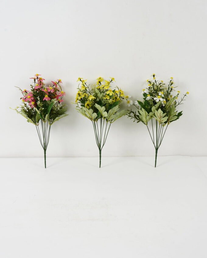 Artificial Flower 30*30*42cm Daisy *9 bush GS-16822031 Flowers Bush 3,000+ sqm showroom with thousands of artificial flowers, plants & trees ready for global sourcing.