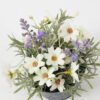 Artificial Flower 18*18*19.5cm Daisy Lavender in Metal pot GS-03322078-W1 Potted Flowers&Plants YeahFlower is one of Chinese leading OEM manufacturers and exporters , supplying the silk flowers, wholesale artificial trees