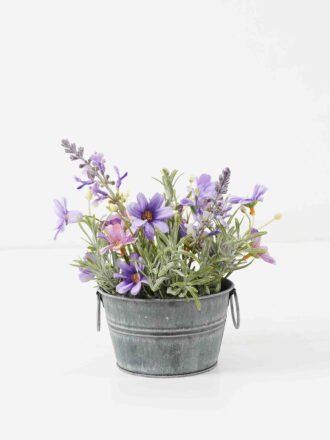 Artificial Flower 16*16*22cm Daisy Lavender in Paper pot GS-03322079-B1 Potted Flowers&Plants 3,000+ sqm showroom with thousands of artificial flowers, plants & trees ready for global sourcing.