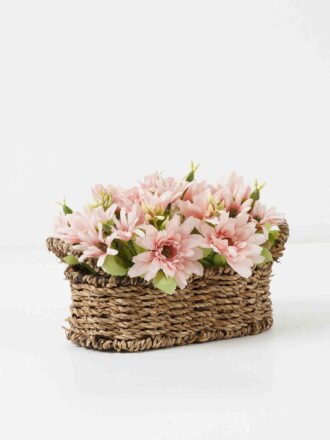 Artificial Flower 23*16*18cm Daisy in Basket GS-03322086-Z1 Potted Flowers&Plants 3,000+ sqm showroom with thousands of artificial flowers, plants & trees ready for global sourcing.