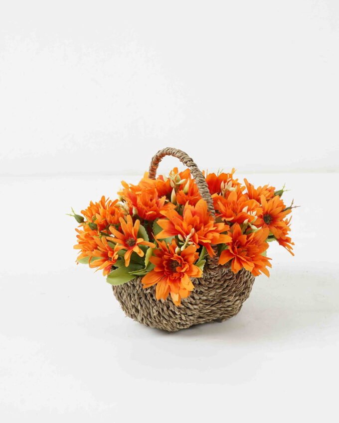 Artificial Flower 23*17*18.5cm Daisy in Basket GS-03322089-O1 Potted Flowers&Plants YeahFlower is one of Chinese leading OEM manufacturers and exporters , supplying the silk flowers, wholesale artificial trees