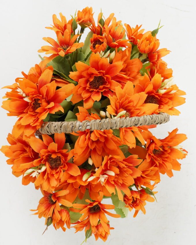 Artificial Flower 23*17*18.5cm Daisy in Basket GS-03322089-O1 Potted Flowers&Plants YeahFlower is one of Chinese leading OEM manufacturers and exporters , supplying the silk flowers, wholesale artificial trees