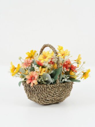 Artificial Flower 23*17*18.5cm Daisy in Basket GS-03322089-O1 Potted Flowers&Plants 3,000+ sqm showroom with thousands of artificial flowers, plants & trees ready for global sourcing.
