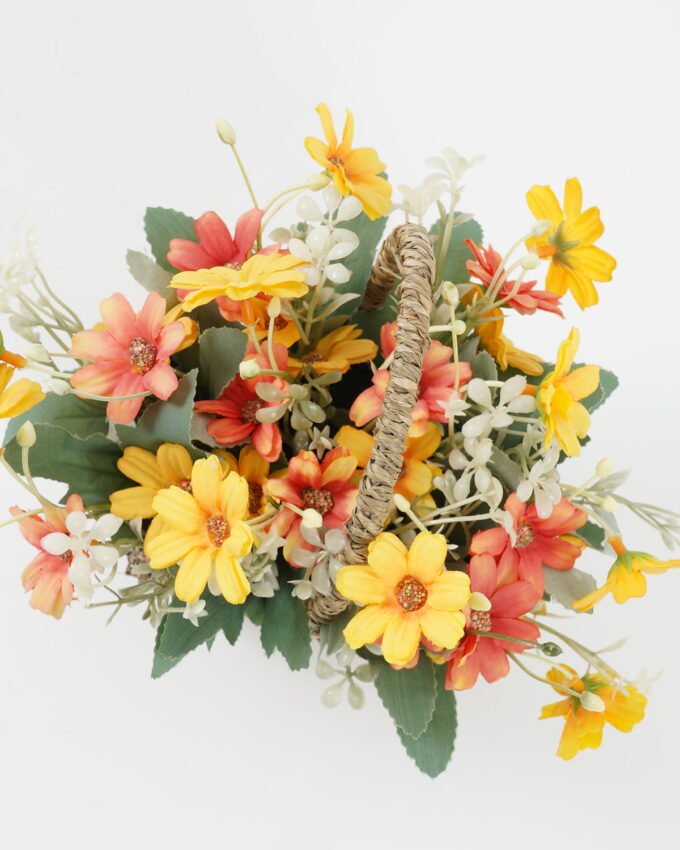 Artificial Flower 25*19*18.5cm Daisy in Basket GS-03322090-O1 Potted Flowers&Plants YeahFlower is one of Chinese leading OEM manufacturers and exporters , supplying the silk flowers, wholesale artificial trees