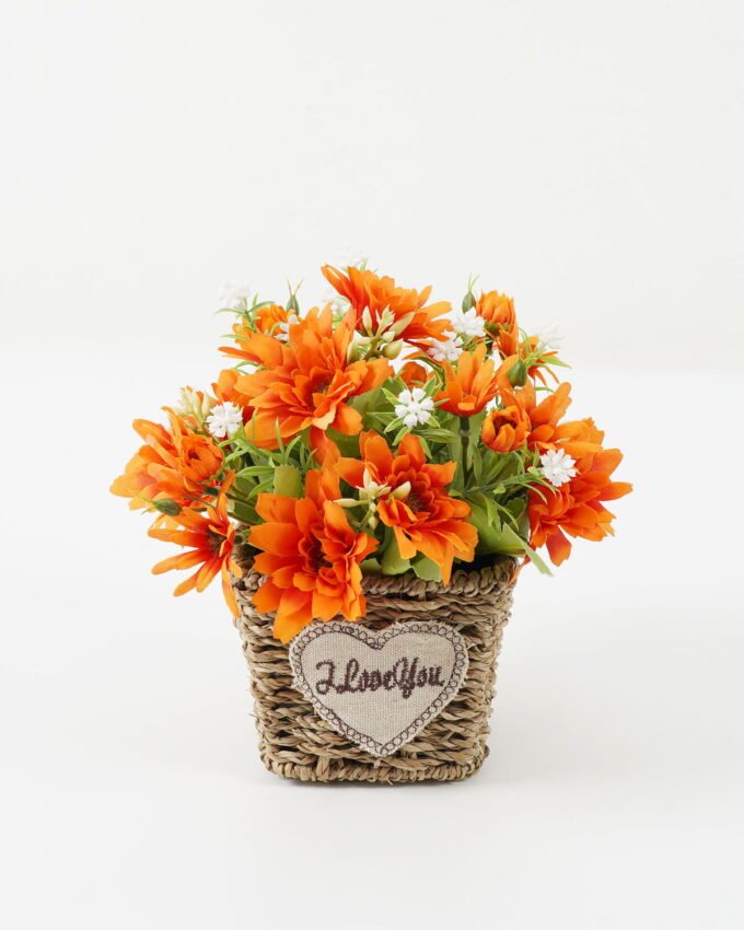 Artificial Flower 18*18*21cm Daisy in Basket GS-03322097-O1 Potted Flowers&Plants YeahFlower is one of Chinese leading OEM manufacturers and exporters , supplying the silk flowers, wholesale artificial trees