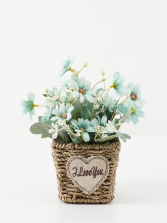 Artificial Flower 18*18*21cm Daisy in Basket GS-03322097-O1 Potted Flowers&Plants 3,000+ sqm showroom with thousands of artificial flowers, plants & trees ready for global sourcing.