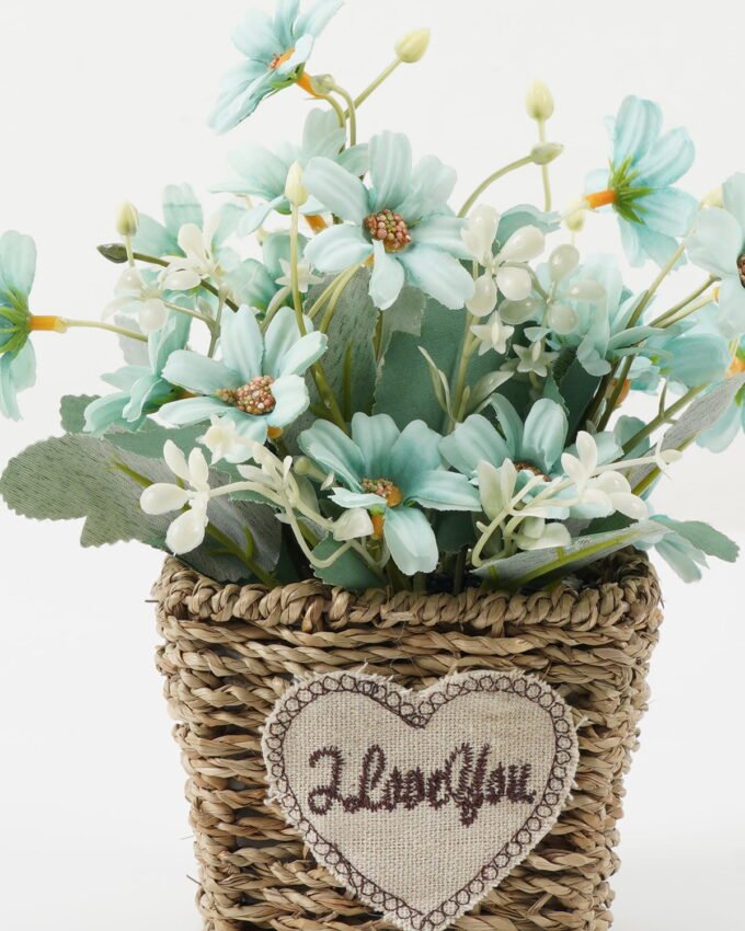 Artificial Flower 20*20*22cm Daisy in Basket GS-03322098-B1 Potted Flowers&Plants YeahFlower is one of Chinese leading OEM manufacturers and exporters , supplying the silk flowers, wholesale artificial trees