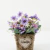Artificial Flower 20*20*22cm Daisy in Basket GS-03322098-Z1 Potted Flowers&Plants YeahFlower is one of Chinese leading OEM manufacturers and exporters , supplying the silk flowers, wholesale artificial trees