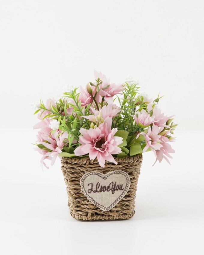 Artificial Flower 20*20*22cm Daisy in Basket GS-03322098-Z1 Potted Flowers&Plants YeahFlower is one of Chinese leading OEM manufacturers and exporters , supplying the silk flowers, wholesale artificial trees