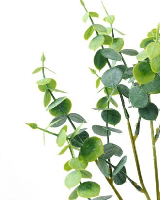 Artificial Flower 20*20*51cm  Eucalyptus*5 single stem GS-49622004-G1 Single Flowers YeahFlower is one of Chinese leading OEM manufacturers and exporters , supplying the silk flowers, wholesale artificial trees
