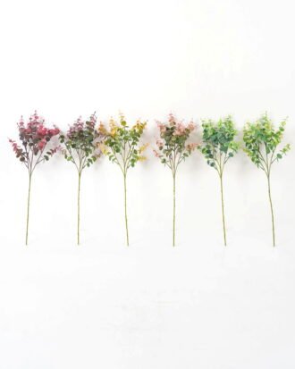 Artificial Flower 20*20*51cm  Eucalyptus*5 single stem GS-49622004 Single Flowers YeahFlower is one of Chinese leading OEM manufacturers and exporters , supplying the silk flowers, wholesale artificial trees