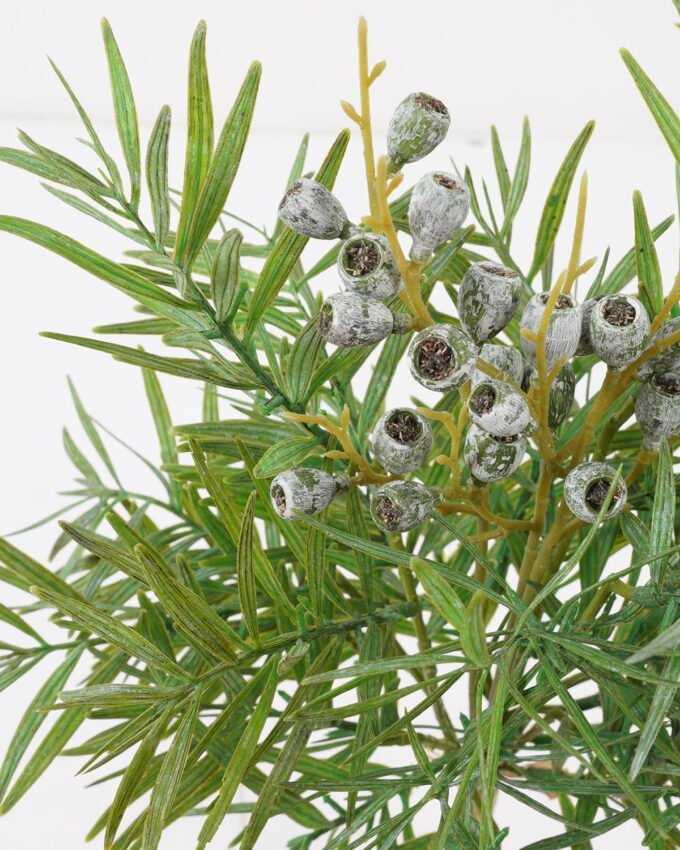 Artificial Flower 25*25*46cm Eucalyptus fruit*3 bundle GS-49622011 Bouquet YeahFlower is one of Chinese leading OEM manufacturers and exporters , supplying the silk flowers, wholesale artificial trees