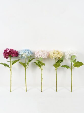 Artificial Flower 17*48cm Hydrange*91 real touch GS-66222003 Single Flowers 3,000+ sqm showroom with thousands of artificial flowers, plants & trees ready for global sourcing.