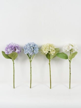 Artificial Flower 19*52cm Hydrange*72 real touch GS-66222002 Single Flowers 3,000+ sqm showroom with thousands of artificial flowers, plants & trees ready for global sourcing.