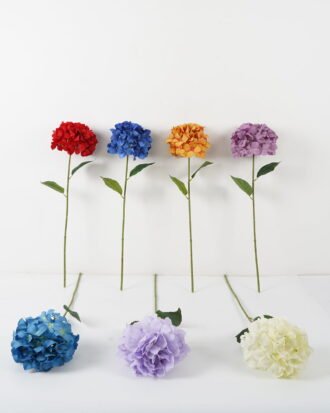 Artificial Flower 23*23*73cm Hydrangea singie sten GS-27422007 Single Flowers YeahFlower is one of Chinese leading OEM manufacturers and exporters , supplying the silk flowers, wholesale artificial trees