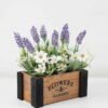 Artificial Flower 25*18*25cm Lavender Daisy in Wooden pot GS-03322034 Potted Flowers&Plants 3,000+ sqm showroom with thousands of artificial flowers, plants & trees ready for global sourcing.