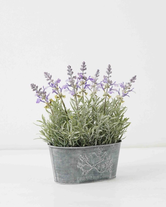 Artificial Flower 28*16*28cm Lavender in Metal pot GS-03322055 Potted Flowers&Plants YeahFlower is one of Chinese leading OEM manufacturers and exporters , supplying the silk flowers, wholesale artificial trees
