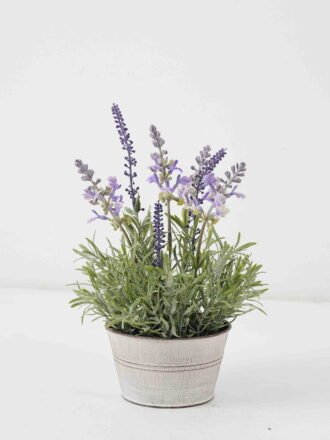 Artificial Flower 28*16*32cm Lavender in Wooden pot GS-03322039 Potted Flowers&Plants 3,000+ sqm showroom with thousands of artificial flowers, plants & trees ready for global sourcing.