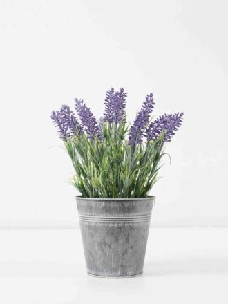 Artificial Flower 18*18*24.5cm Lavnder in Metal Pot GS-03322071 Potted Flowers&Plants 3,000+ sqm showroom with thousands of artificial flowers, plants & trees ready for global sourcing.