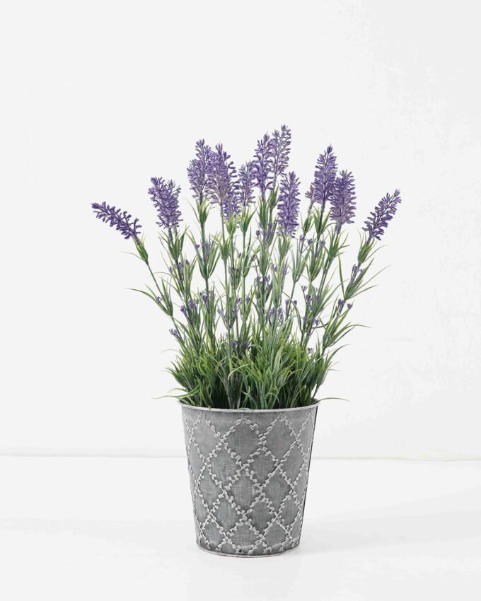 Artificial Flower 29*29*44cm Lavender in Metal pot GS-03322068 Potted Flowers&Plants YeahFlower is one of Chinese leading OEM manufacturers and exporters , supplying the silk flowers, wholesale artificial trees