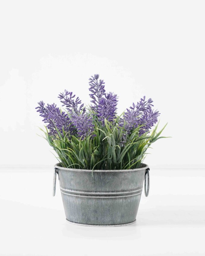 Artificial Flower 16*16*18cm Lavender in Metal pot GS-03322069 Potted Flowers&Plants YeahFlower is one of Chinese leading OEM manufacturers and exporters , supplying the silk flowers, wholesale artificial trees