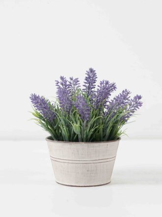 Artificial Flower 16*16*18cm Lavender in Metal pot GS-03322069 Potted Flowers&Plants 3,000+ sqm showroom with thousands of artificial flowers, plants & trees ready for global sourcing.