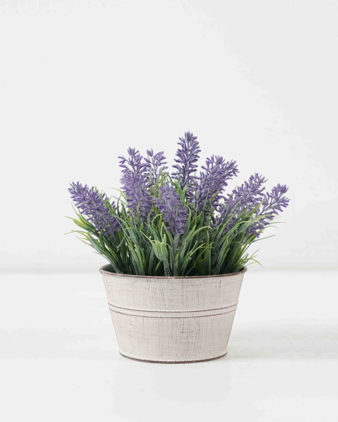 Artificial Flower 16*16*18cm Lavender in Metal pot GS-03322070 Potted Flowers&Plants YeahFlower is one of Chinese leading OEM manufacturers and exporters , supplying the silk flowers, wholesale artificial trees