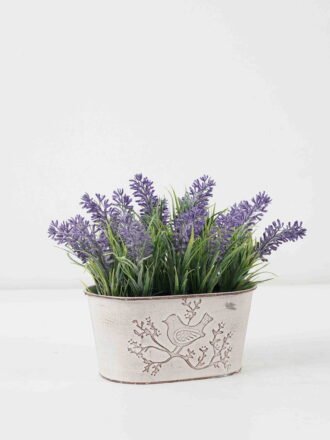 Artificial Flower 25*17*21cm Lavender im Metal pot GS-03322074 Potted Flowers&Plants 3,000+ sqm showroom with thousands of artificial flowers, plants & trees ready for global sourcing.