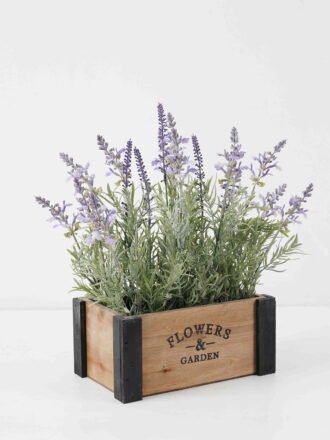 Artificial Flower 33*23*41cm Lavender in Metal pot GS-03322058 Potted Flowers&Plants 3,000+ sqm showroom with thousands of artificial flowers, plants & trees ready for global sourcing.